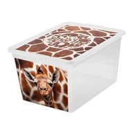 Pojemniki kuchenne - Pojemnik do przechowywania X Box Deco żyrafa 15 l BRANQ - miniaturka - grafika 1