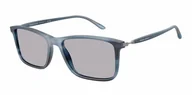 Okulary przeciwsłoneczne - Okulary Przeciwsłoneczne Giorgio Armani AR 8218 Matte Striped Blue - miniaturka - grafika 1