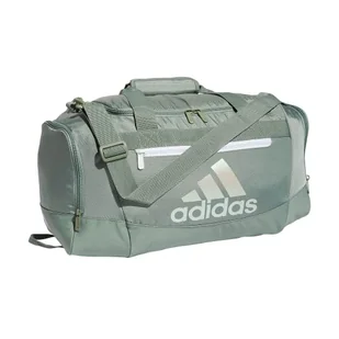 adidas, Srebrny zielony/biały, Small (38L), Torba sportowa Defender 4.0, wycofana - Torby sportowe - miniaturka - grafika 1