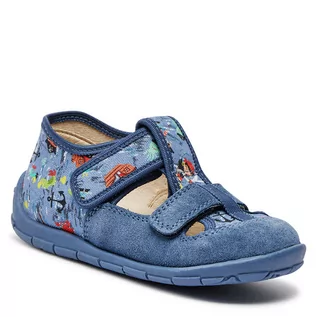 Buty dla chłopców - Kapcie Froddo Classic Slipper G1700385-1 S Denim+ 1 - grafika 1