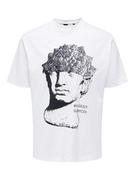 Koszulki męskie - Only & Sons T-Shirt 22025274 Biały Relaxed Fit - miniaturka - grafika 1