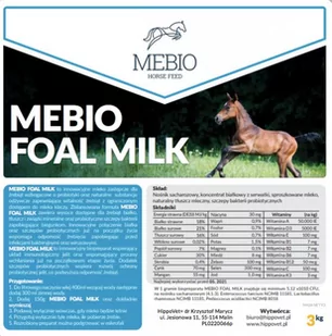 St Hippolyt MEBIO Foal Milk - mleko dla źrebiąt 3kg - St. Hippolyt - Akcesoria jeździeckie - miniaturka - grafika 1