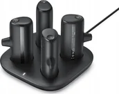 Powerbanki - Powerbank Veger VEGER powerbank 20 000 mAh zestaw powerbanków 4 x 5000 mAh Pogo czarny - miniaturka - grafika 1