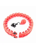 Pozostały sprzęt i akcesoria do ćwiczeń - InnovaGoods Fitness Hoop w kolorze czerwonym - (D)132 x (S)2,5 cm - miniaturka - grafika 1