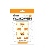 Folia, papier śniadaniowy, serwetki - Woskowijka do przechowywania żywności, LIS RUDZIELEC, rozmiar XL (44x44cm), BeePack - miniaturka - grafika 1