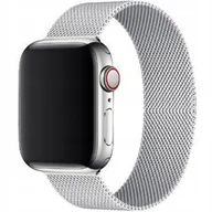 Akcesoria do zegarków - Pasek Bransoleta Do Apple Watch 42/44/45Mm Srebrny - miniaturka - grafika 1