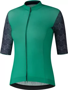 Koszulki rowerowe - Shimano Yuri SS Jersey Women, petrol/czarny XXL 2022 Koszulki kolarskie - grafika 1