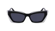 Okulary przeciwsłoneczne - Calvin Klein Damskie okulary przeciwsłoneczne CKJ23656S, czarny kryształ, jeden rozmiar, Czarny kryształ, Rozmiar uniwersalny - miniaturka - grafika 1