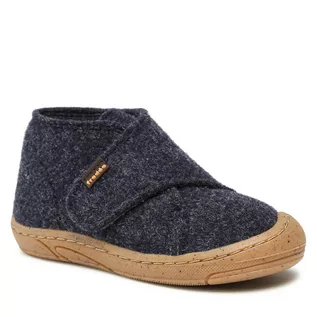 Buty dla chłopców - Kapcie Froddo Mini Wooly G1700343 S Dark Blue 0 - grafika 1