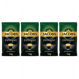 Kawa ziarnista Jacobs Kronung Espresso 4x 1kg intensywność 5/6 - Kawa - miniaturka - grafika 1