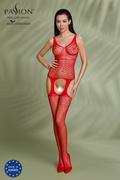 Odzież erotyczna - Passion ECO Bodystocking BS010 Red - miniaturka - grafika 1
