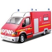 Samochody i pojazdy dla dzieci - Bburago Renault Master Ambulans,różne rodzaje 1:50 - miniaturka - grafika 1