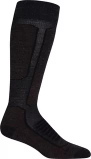 Skarpety termoaktywne - Icebreaker Icebreaker Ski+ Medium OTC Socks Women, szary/brązowy S | EU 35-37 2021 Skarpetki narciarskie IB1048812631002 - grafika 1