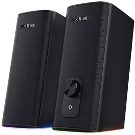 Głośniki Trust GXT 612 Cetus RGB-Illuminated 2.0 Speaker Set, Bluetooth (24970) Czarne - Głośniki komputerowe - miniaturka - grafika 1