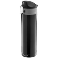 Kubki termiczne - Kubek termiczny 420 ml z blokadą czarny - miniaturka - grafika 1