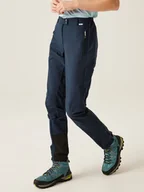 Odzież trekkingowa damska - Regatta Spodnie funkcyjne "Mountain" w kolorze granatowym - miniaturka - grafika 1