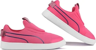 Puma Buty dla dzieci Puma Courtflex v2 Slip On PS różowe 374858 12 27,5 - Buty dla dziewczynek - miniaturka - grafika 1
