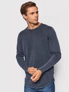 Bluzy męskie - Only & Sons Longsleeve Garson 22021094 Granatowy Regular Fit - grafika 1