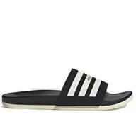 Buty sportowe męskie - Klapki adidas Sportswear Adilette Comfort GW5966 - czarno-białe - miniaturka - grafika 1