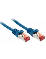 Kable - Lindy 47352 Kabel sieciowy skrętka RJ45 Cat.6 S/FTP Niebieski 1m (ly47352) - miniaturka - grafika 1