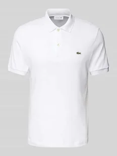 Koszulka polo o kroju regular fit z detalem z logo - Koszulki męskie - miniaturka - grafika 1