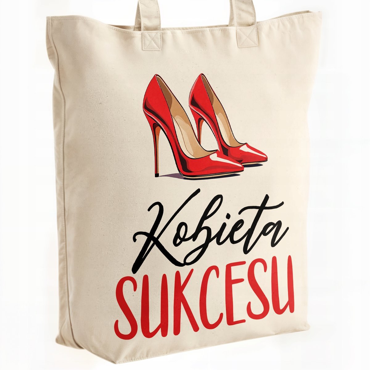Torba bawełniana premium Kobieta Sukcesu Dzień Kobiet Prezent