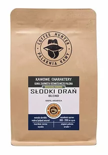 COFFEE HUNTER Kawa ziarnista COFFEE HUNTER Słodki Drań 1kg 11272-uniw - Kawa - miniaturka - grafika 1