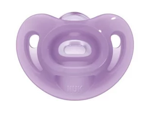 0807 SMOCZEK SILIKONOWY SENSITIVE 0-6 1SZT/PUDEŁKO 539460, 729139 - Smoczki uspokajające - miniaturka - grafika 1