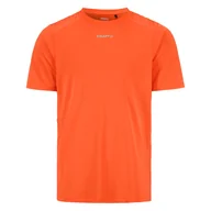 Koszulki męskie - Męska Koszulka z krótkim rękawem CRAFT ADV ESSENCE SS TEE 2 M 1914792-573000 – Pomarańczowy - miniaturka - grafika 1