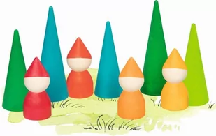Drewniany las Krasnoludów Goki - Prace ręczne dla dzieci - miniaturka - grafika 1