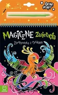 Kolorowanki, wyklejanki - Magiczne zwierzęta. Zdrapywanka z rysikiem - miniaturka - grafika 1