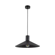 Lampy sufitowe - Czarna lampa wisząca z szerokim kloszem TK 1831 z serii JUMP - miniaturka - grafika 1