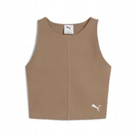 Koszulki i topy damskie - PUMA TOP WARDROBE ESS RIBBED 62976593 r M - miniaturka - grafika 1