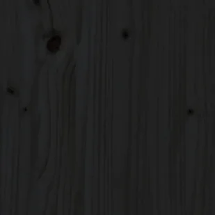 Lumarko Szafka, czarna, 70x34x80 cm, lite drewno sosnowe - Szafki do salonu - miniaturka - grafika 10