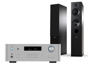 Rotel RA-1572 MkII (srebrny) + Tesi 5 (czarny) - Zestawy stereo - miniaturka - grafika 1