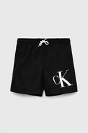Spodnie i spodenki dla chłopców - Calvin Klein Jeans szorty kąpielowe dziecięce kolor czarny - miniaturka - grafika 1