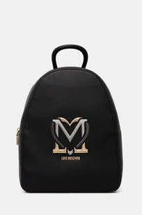 Love Moschino plecak damski kolor czarny mały z aplikacją JC4331PP0L - Plecaki - miniaturka - grafika 1