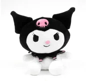 Maskotki i pluszaki - Hello Kitty Kuromi - plusz czarny 32cm - miniaturka - grafika 1