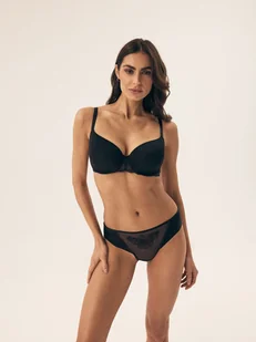 Biustonosz usztywniany Bluey Esotiq czarny 70F - Biustonosze - miniaturka - grafika 1