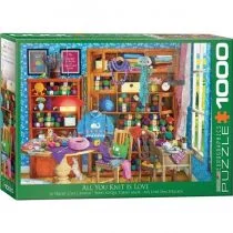 Eurographics Puzzle 1000 All you knit is love - - Puzzle - miniaturka - grafika 2