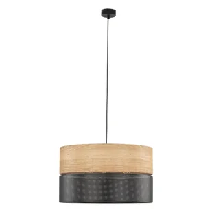 Designerska lampa z drewnem, regulowana wysokość TK 4798 z serii NICOL - Lampy sufitowe - miniaturka - grafika 8