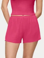 Piżamy damskie - Triumph Szorty piżamowe Aura Spotlight 10221415 Różowy Relaxed Fit - miniaturka - grafika 1