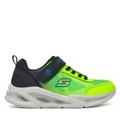 Buty dla chłopców - Sneakersy Skechers Meteor-Lights - Krendox 401495L/BBLM Czarny - miniaturka - grafika 1