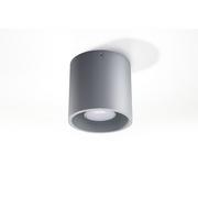 Lampy sufitowe - Szara lampa sufitowa Nice Lamps Roda 1 - miniaturka - grafika 1