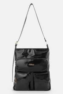 Torebka na ramię z kieszeniami Nobo naplak czarna - Torebki damskie - miniaturka - grafika 1