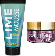 Balsamy i kremy do opalania - Soleo Soleo Lime Mousse + Słoiczek Beauty Face - miniaturka - grafika 1