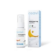 OSAVI Melatonina z Passiflorą Spray Doustny 1mg 25ml (Wspomaga zasypianie) Czarna porzeczka