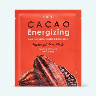 PETITFEE Koelf Koelf Cacao Energizing Hydrogel Face Mask - 30 g / 1 szt 2101622 - Maseczki do twarzy - miniaturka - grafika 2