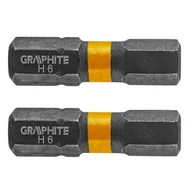 Narzędzia warsztatowe - Topex Grupa sp. z o.o. S.K. Bity udarowe HEX6x25mm 2szt. 56H509 - miniaturka - grafika 1