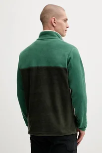 Columbia bluza sportowa Steens Mountain Half Snap kolor zielony wzorzysta 2097721 - Bluzy męskie - miniaturka - grafika 1